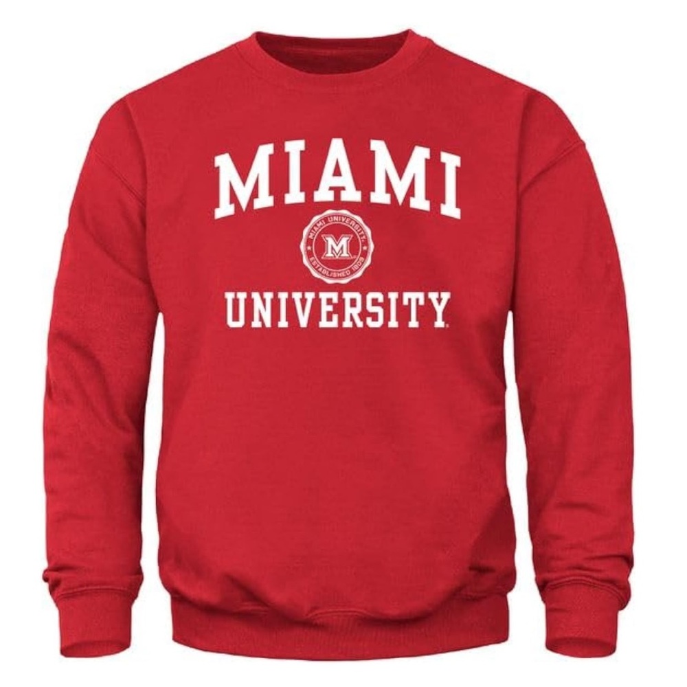 Barnesmith Crewneck Sweatshirt for College, Heritage Logo, Adult Unisex
